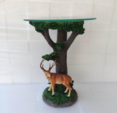 China Exquisite animal deer tree products shelf decoration placement ornaments of world's big new craft for sale