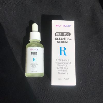 China Anti-Puffiness Retinol Serum 2.5% Private Label For Face Anti Aging Anti Wrinkle Organic Night Moisturizing For Skin Care Serum for sale