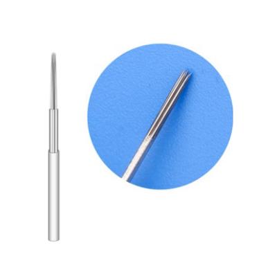 China FEL Explosion Agujas Pigmento De Tattoo 0.22mm Blades Permanent Black Microblading Needles for sale