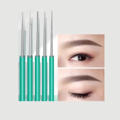 China FEL Explosion Permanent Agujas Pigmento De Tattoo 0.25 Black Micro Blades Microblading Needles for sale