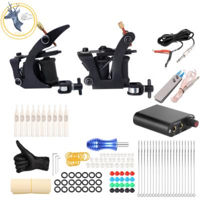 China Professional High Quality Full Set FEL Power Supply And Rotary Pen Machine Tattoo Complete Kits For Body Art for sale