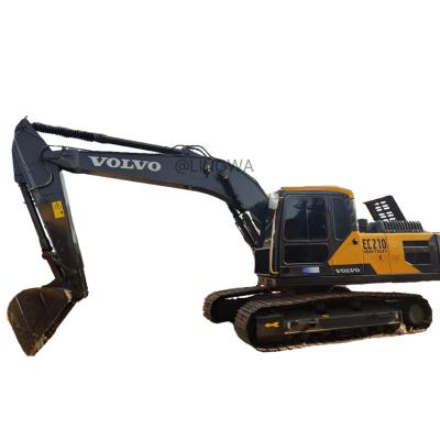 China Imported used  Volvo EC210D hydraulic crawler excavator for sale   used South Korea excavator Volvo in stock 1mÂ³ for sale