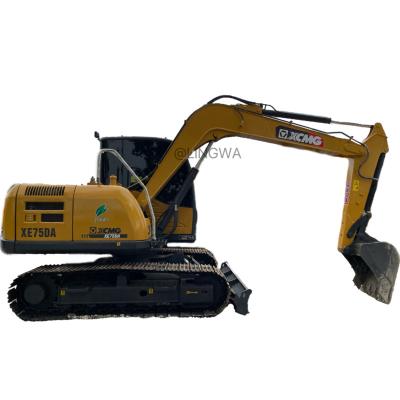 China Cheap Original  China brand Second-Hand XCMG XE75DA small Digger 7ton Used Excavator 0.3MÂ³ for sale