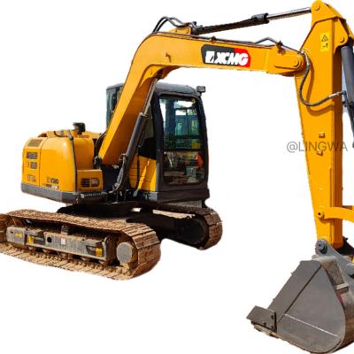 China Well products Hot Sale design used Chinese famous brand excavator XCMG75 XE75DA small excavator in good condition 0.3mÂ³ for sale