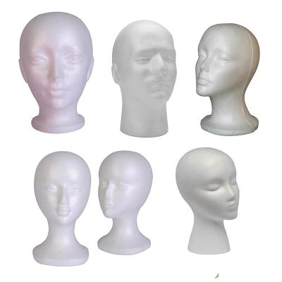 China For wig display foam mannequin head for sale