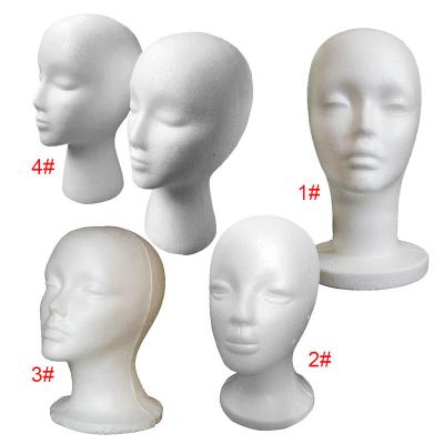 China For Wig Display Styrofoam Mannequin Head for sale