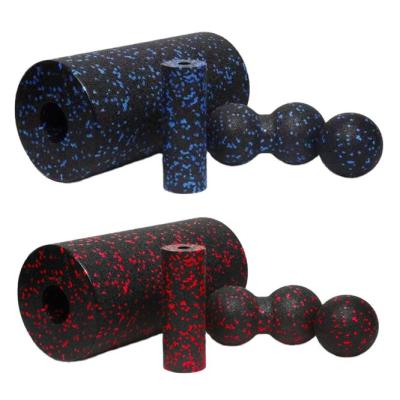 China EPP Foam Yoga Foam Roller Set 4 Pcs Back Roller Set For Deep Tissue Massage Muscle Roller For Back And Fitness for sale