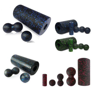 China PPE Foam Customized Yoga Pilates Cavity Massage High Density PPE Foam Roller Set for sale