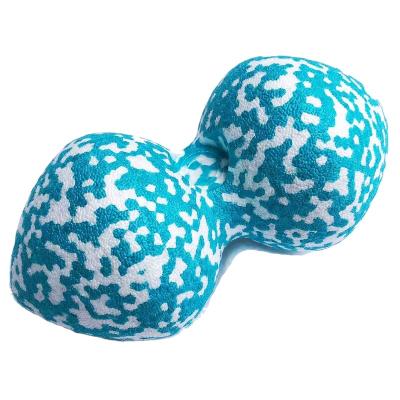 China Lacrosse Ball Logo Size EPP Body 8x16cm Dual Exercise Peanut Foam Ball Custom Massage Ball With Diamond Shape for sale