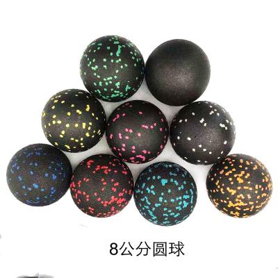 China Custom Logo Size Body PPE Exercise Foam Ball Single Massage Ball Set Double Lacrosse Ball for sale