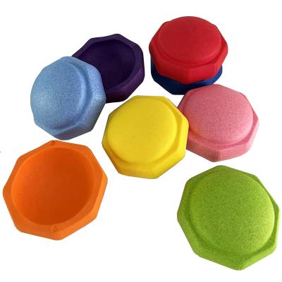 China Building Toy Stepping Stones Colorful Montessori Training Step Hop and Balance Building Block Toys EPP Stacking Stones Toys for Kids for sale