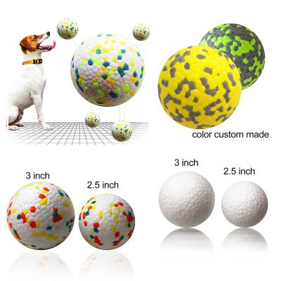 China ETPU Dog Chew Ball Durable DogTennis Bite Ball Dog Tennis Bite Ball Stuffed Interactive Floating Resistant Toy for sale