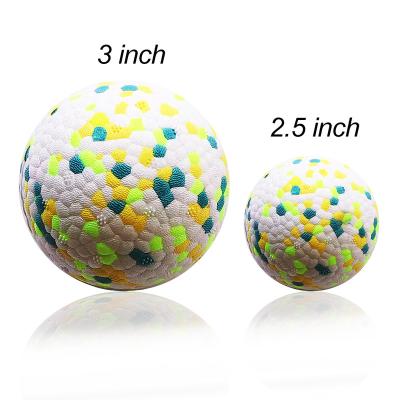 China Durable Dogs TPU Dog Ball Toy 2.5 Inch Aggressive Dog Chewers BallTennis Ball Dog Bites Balls for sale