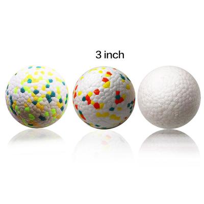 China Viable Durable Dog Chew Balls 3 Inch ETPU Dog Chew Balls Aggressive Dog Chewers Tennis Balls Dog Toy for sale