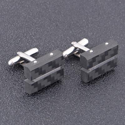 China Supplier Customized Logo Metal Cuff Links Men's Cufflinks From Stainless Steel Manufacturer China for sale