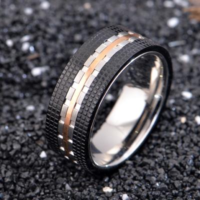 China Trendy European and American fashion and individual stainless steel dragon ring for men for sale