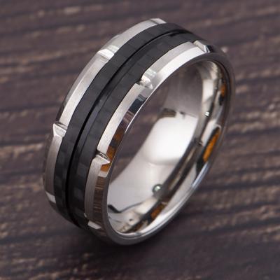 China FASHIONABLE Customized Personalized Simple Style Stainless Steel Men's Ring Stainless Steel Ring for sale