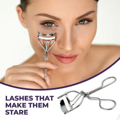 China With Instructions Eyelash Curler Clip Makeup Stainless Steel Ergonomic Design Long Lasting Curling Lengthening Definition Lash Curls for sale