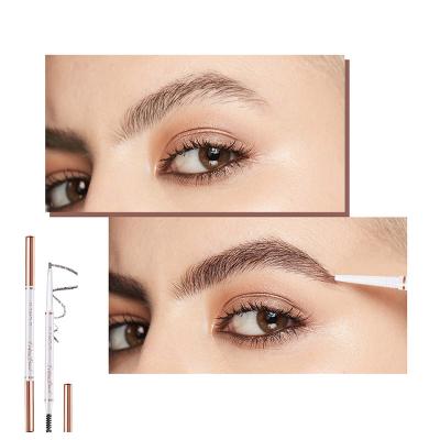 China Best Triangle Eyebrow Pencil Smudge Tattoo Cosmetics Waterproof Ultra Thin Waterproof Eyebrow Pencil No Brow For Swimming for sale