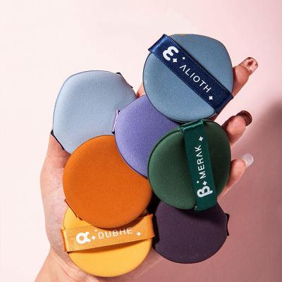 China Eco-friendly Fun Roller Coaster Creative Single Air Cushion Blow Soft Round Cosmetic Blow Drop Shape Beauty Double Sided Sponges for sale