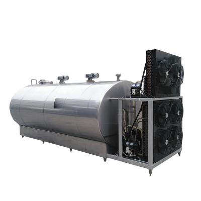 China Milk Cooling Dairy Machine 304 Stainless Steel Milk Cooling Tank for sale