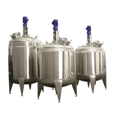 China Multifunctional heated jacket liquid soap making detergent mixing machine liquid electric heating tank for sale