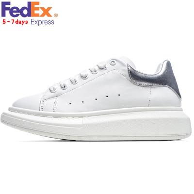 China Fashion trend top fashion high quality Alexander sneakers rainbow leather causal unisex women and men sport shoes with box Mc brand queen for sale