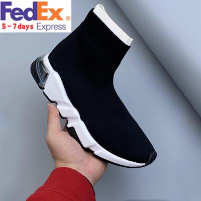 China Fashion Trend Balaciaga Speed ​​Women Running Sports Cushion Socks Shoes Speed ​​Balenciago Balenciag Clear Sole Sneaker for sale