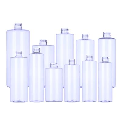 China 240/250/280/300/400/480/500/550/750/900ml PET Chemical Clear Lotion Plastic Bottles For Cosmetics for sale