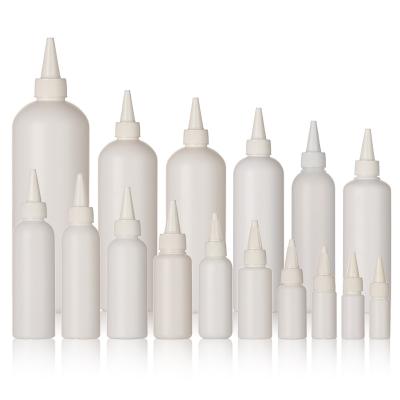 China BEAUTY PACKAGING White10 15 Container 1000ML Dropper Bottles 20 30 50 60 80 100 120 150 200 250 300 450 500 Set HDPE Plastic Bottle Manufacturer for sale