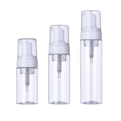 China Other transparent PET bottles foam pump bottle 100ml 150ml 200ml hand sanitizer wash bottle in stock empty factory for sale