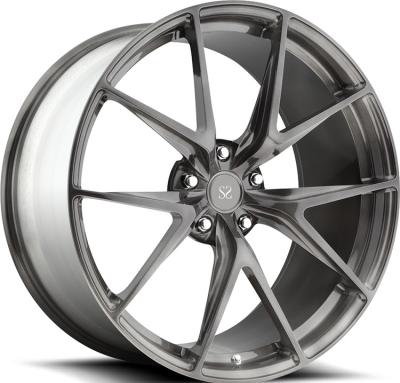 China 5x130 G63 1pc Forged Alloy Custom Wheels Rims 18 19 20 21 22Inch Hyper Silver for sale