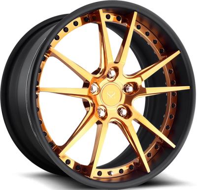 China 17 18 19 Inch 3PC Forged Aluminum Alloy Luxury Wheels For Aventado Huracan Rims for sale