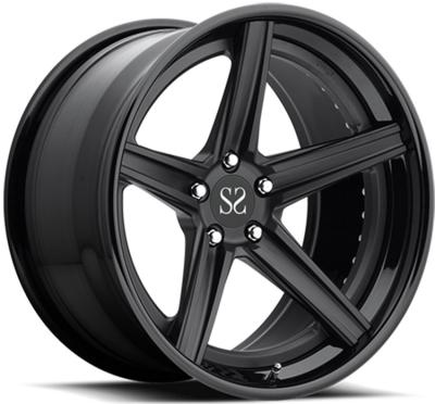 China 2-PC Forged Alloy Performance Rims 18 19 20 21 22 23 Inch Black For Benz S65 Amg Wheels for sale