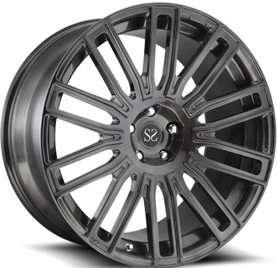 China Gun Metal 19inch Customized 1-Piece 20 21 22 24 Forged Wheels Made of  6061-T6 Forged Aluminum Alloy For Bentley for sale