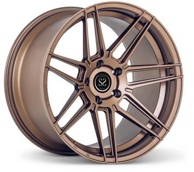 China 6*130 6 stud advan 1 piece monoblock forged alloy concave wheel rim for sale