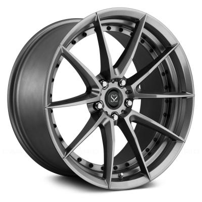 Chine 22 21 20 19 18 pouces 5x114.3 ont forgé les roues en aluminium de 1 alliage de jante forgées par morceau pour les voitures de luxe Lamborghini à vendre