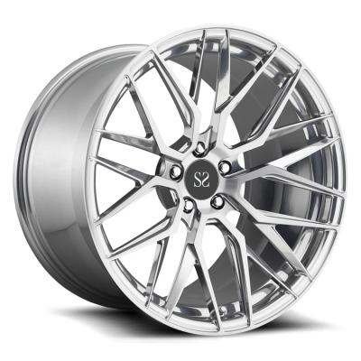 China Ally Rims 22 polijst Zwarte Aangepaste Legeringsranden voor de Gesmede Randen van Ferrari 458/21inch 2-PC Te koop