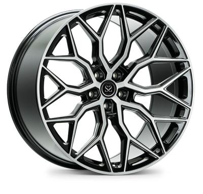 China Staggered Rims With PCD 5-120 For BMW X5 X6/ Gun Metal Machined Customized 20 Inch Forged Alloy Wheel Rims for sale