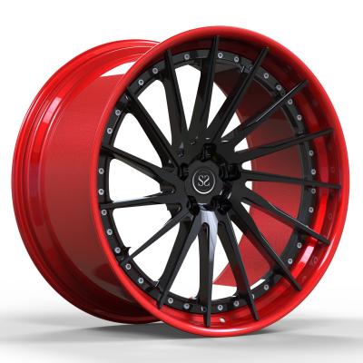 China Heavy Duty Ferrari F8 Custom Forged Wheels 2 Piece 22 Inch for sale