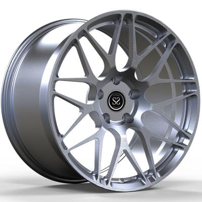 China SSJK1013 Matt Silver Ferrari Ferrari Forged Wheels 6061-Ｔ6 Rims 20 21 22 Inches for sale