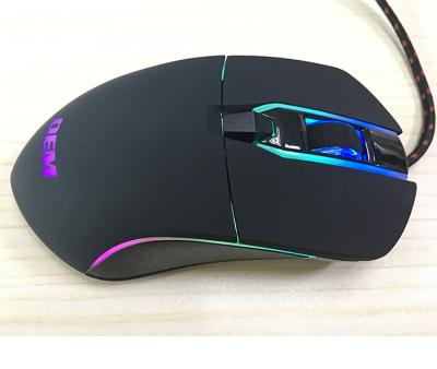 China 2020 Hot Selling High Sensitivity Optical Gaming Mouse Wired With RGB Backlit Macro Software DPI Can Be Achieve 10000 Games Mouse for sale