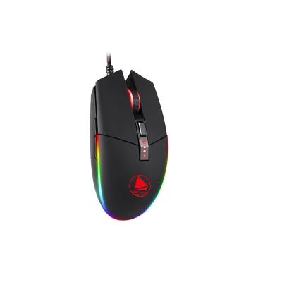 China High Sensitivity 6D PMW3360 High Quality DPI12000 RGB Backlit With Programmable Macro Customized Gold Plated High End USB PC Gaming Cable Mouse for sale