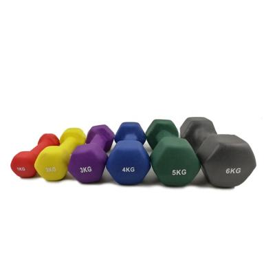 China 2022 Universal Custom Neoprene Hand Weights Coated Dumbbell 2 Pound for sale