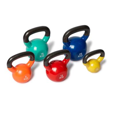 China Cast Wholesale Colored steel kettlebell gym competition Iron+neoprene PVC unisex fitness use for sale