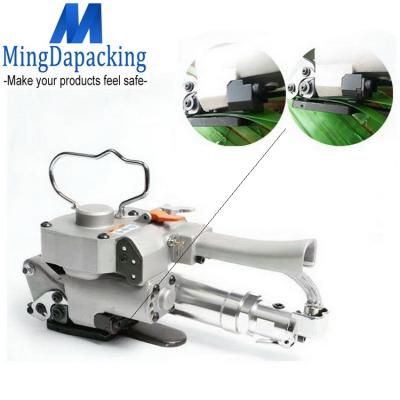 China High Quality Food Free Buckle Hand Held Pneumatic Strapping Machine For PET PP Strap for sale