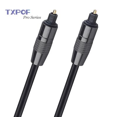 China Camera high quality 24K gold plated digital optical audio cable Toslink to toslink cable for sale