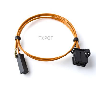 China Telecommunication Fiber Optic Cable For Car Most System Digital Transmission With Most Connector for sale