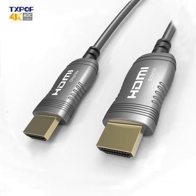 China HDTV HDMI To HDMI Cable 2.0 Set Fiber Optic 4K 60Hz High Speed ​​30 Ft (10m) for sale