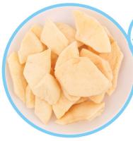 Chine Le fruit lyophilisé délicieux Apple rapièce les nourritures biologiques croustillantes de Nutition d'enfants à vendre